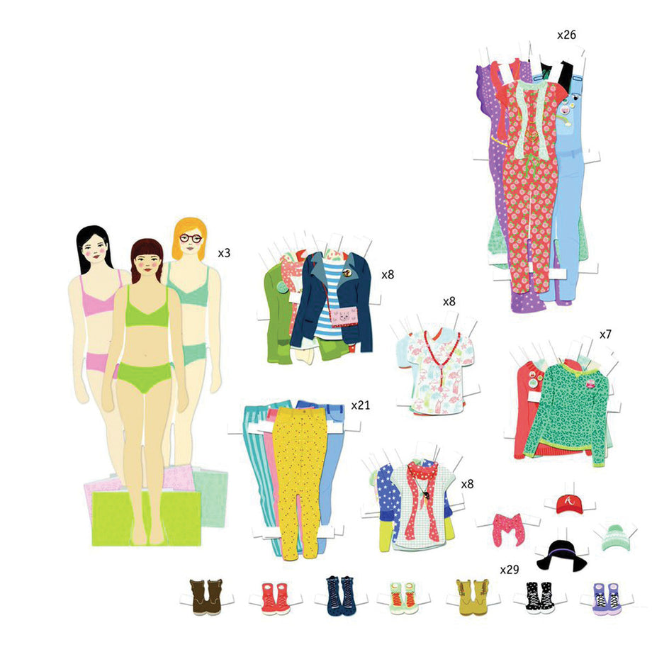 Djeco best sale paper dolls